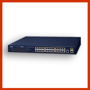 24 port 1000t 802.3at poe + 2 port 1g sfp managed switch